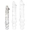 ClearlyHorny Gode en Verre Threeball S 24.5 x 4cm